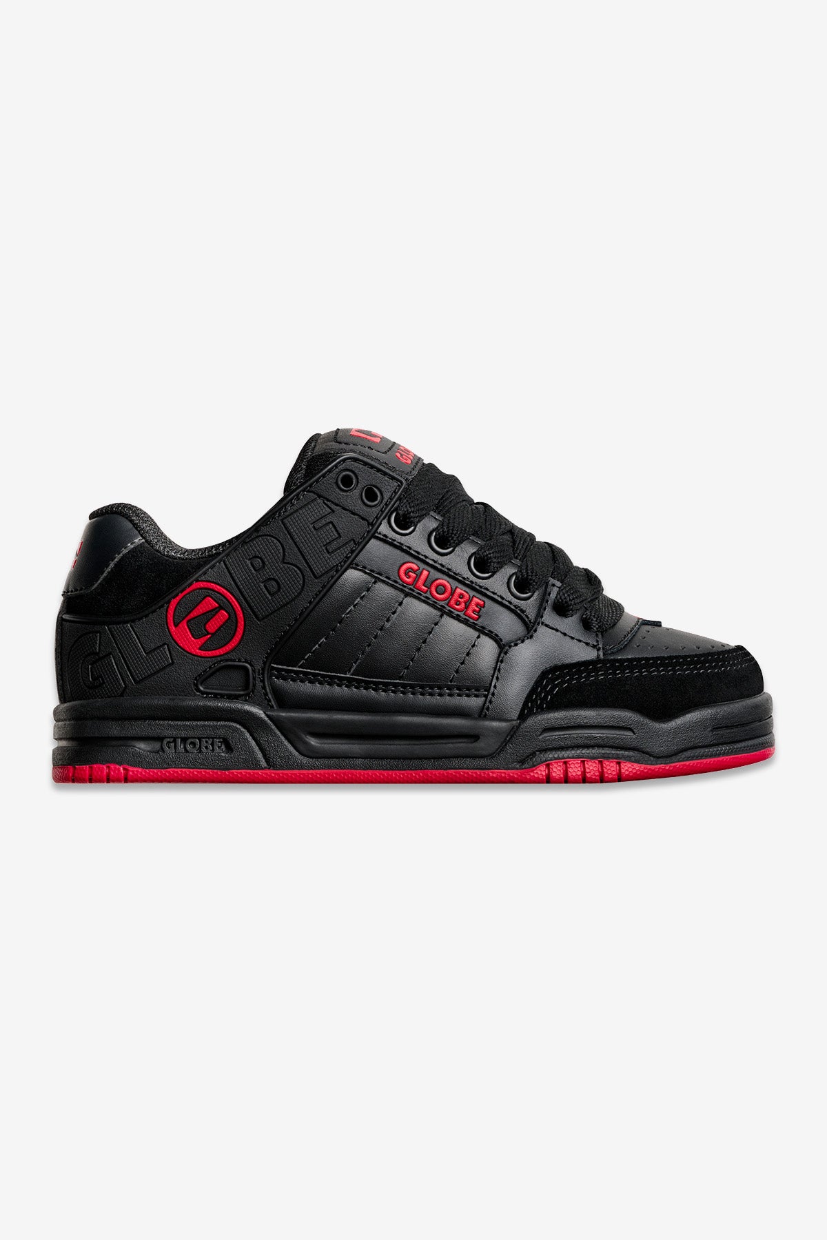 globe-tilt-kids-skate-schuhe-black-true-red image 1