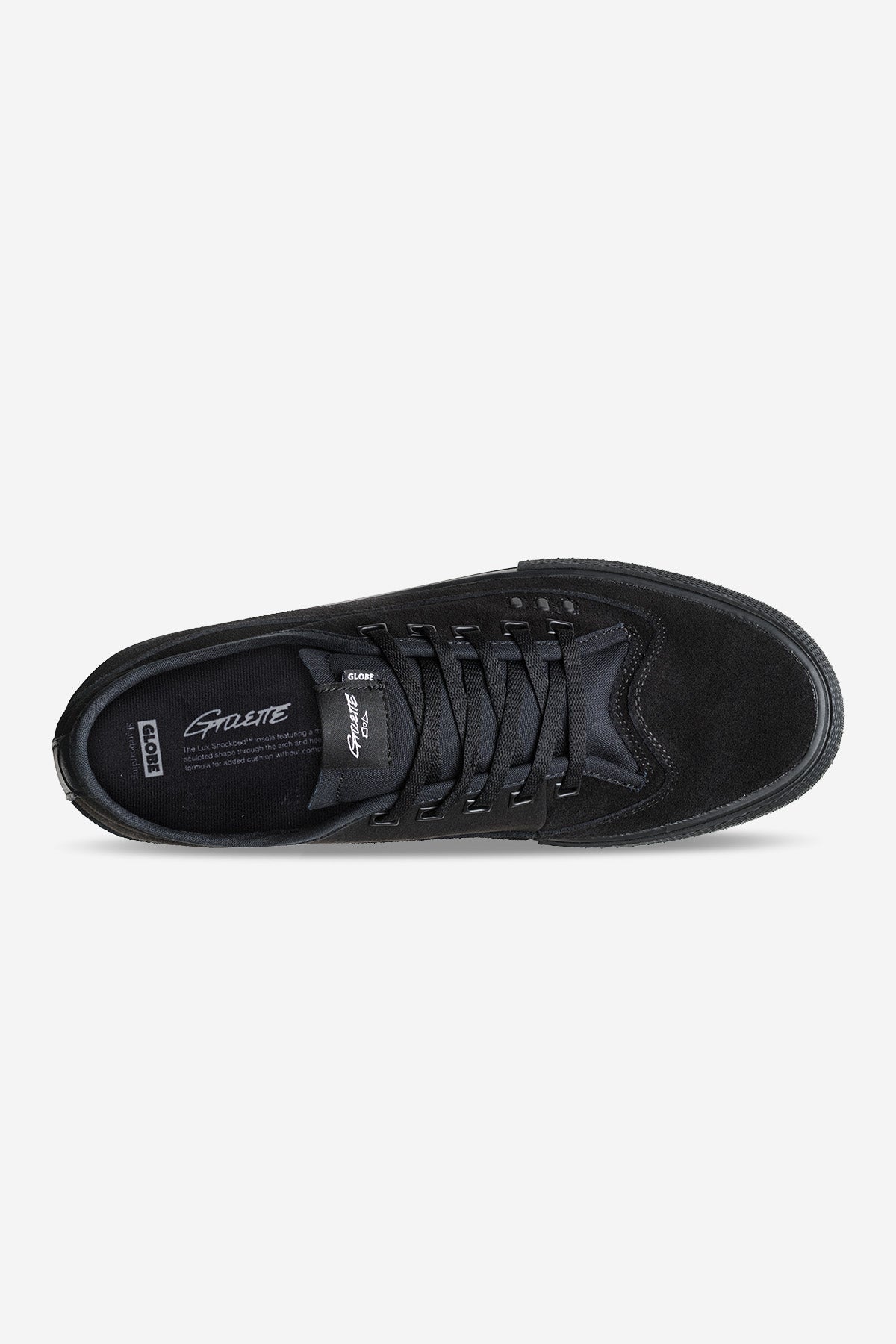 globe-gillette-skate-schuhe-black-suede-black image 5