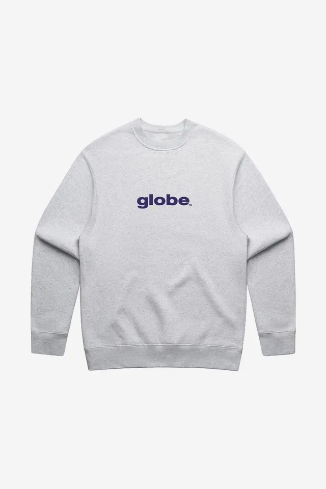 globe-o-g-crew-grey-marle-sweatshirt image 1