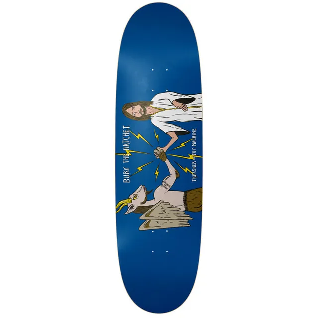 toy-machine-x-thrasher-bury-the-hatchet-8-88-skateboard-deck image 1