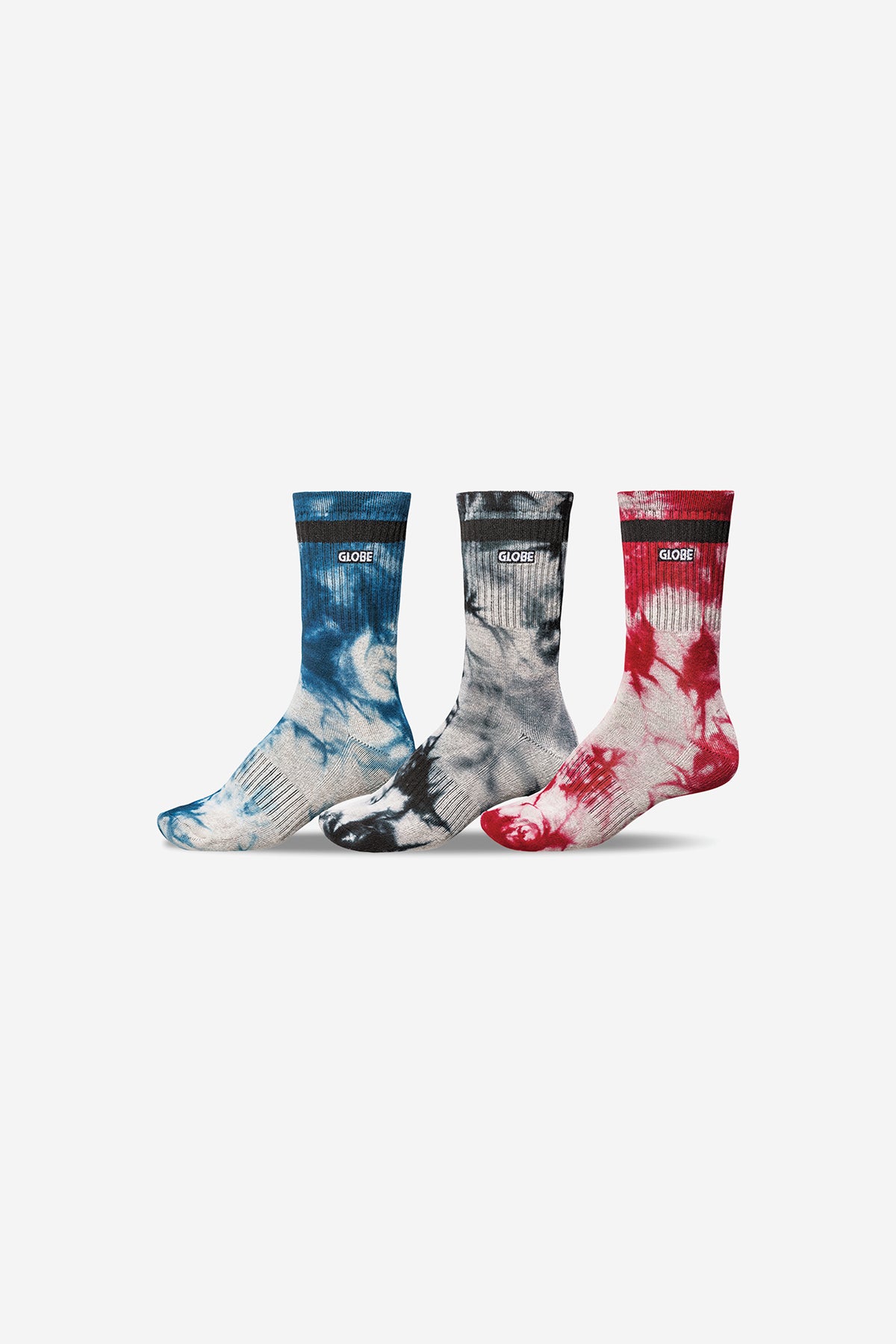 globe-all-tied-up-sock-3-pack-assorted image 1