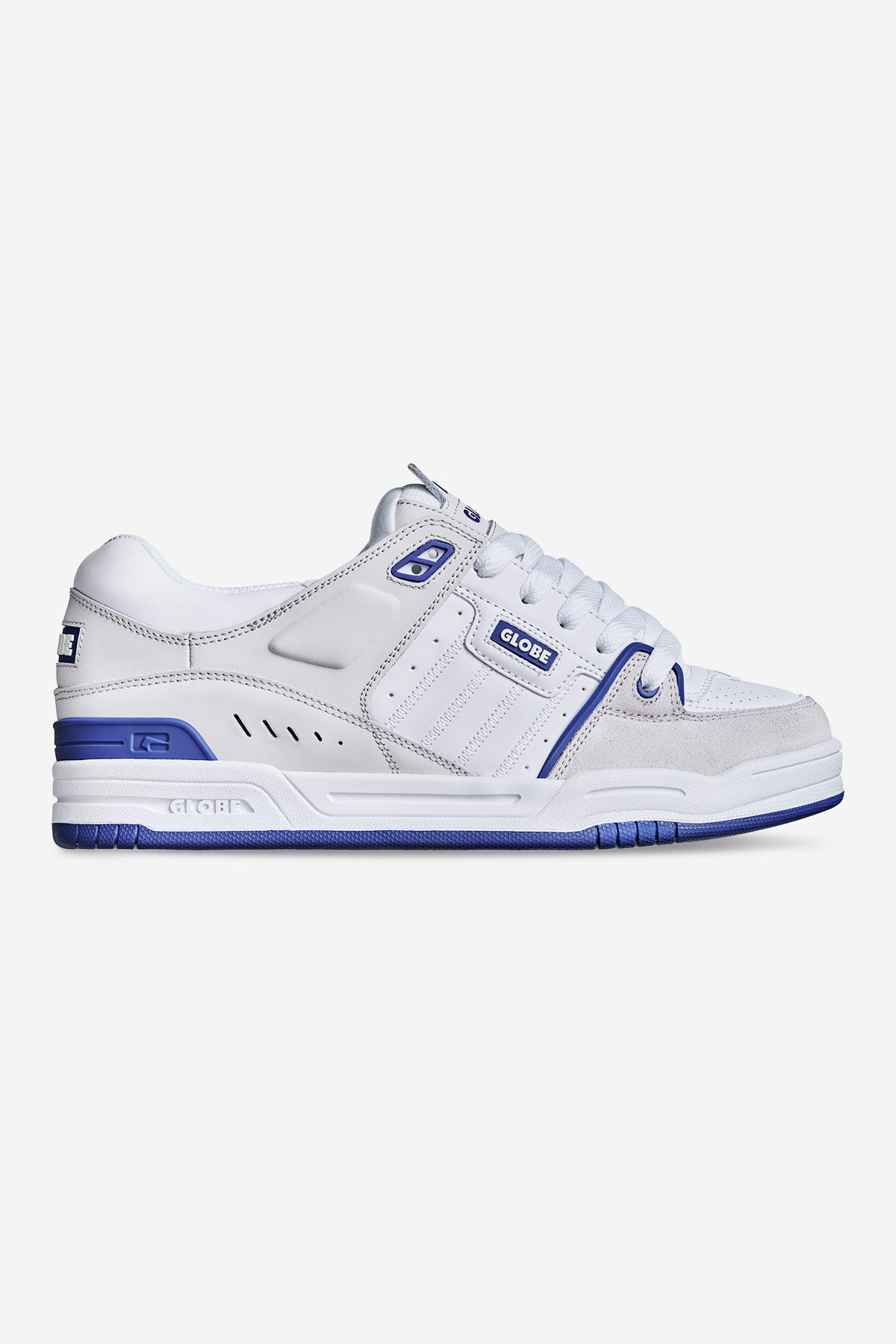 globe-fusion-blue-white-skateschuh image 1