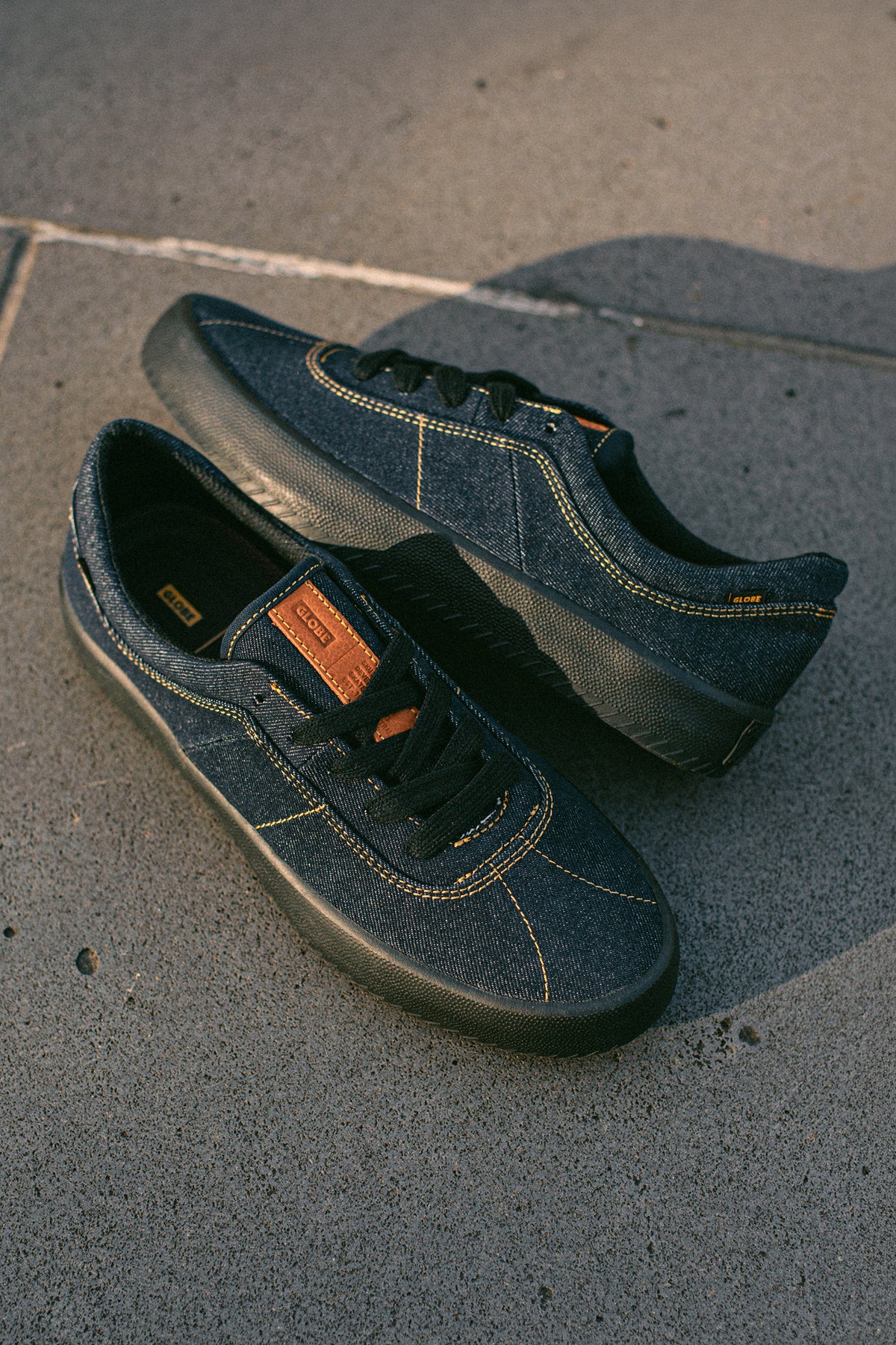 globe-melbek-skate-schuhe-low-denim image 6