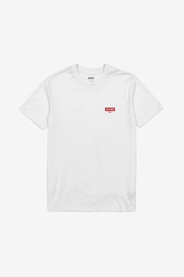 globe-living-low-velocity-t-shirt-white-red image 1