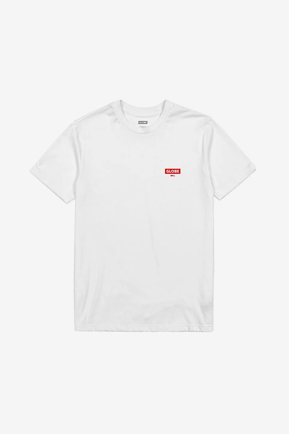 globe-living-low-velocity-t-shirt-white-red image 1