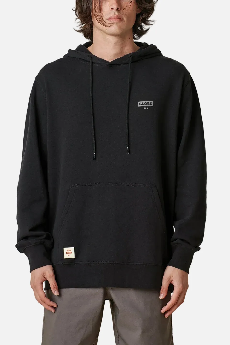 globe-living-low-velocity-hoodie-black image 1