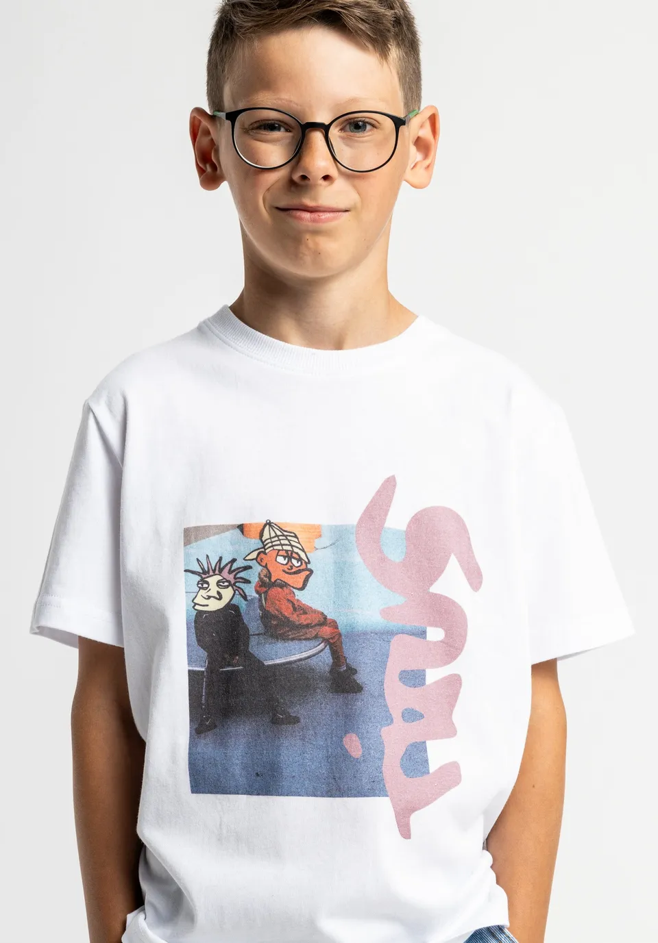 titus-chill-kids-t-shirt-cartoon-frontprint image 1
