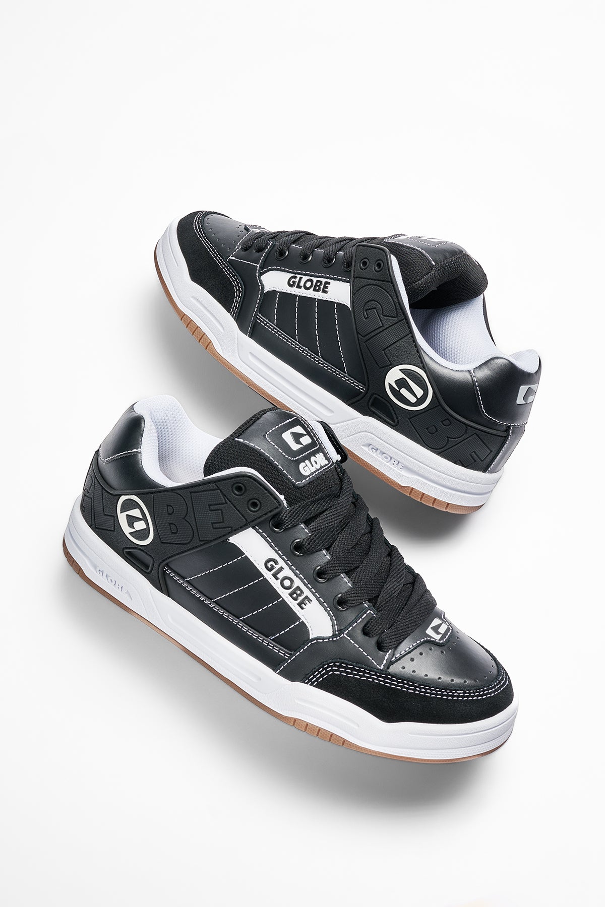 globe-tilt-skate-schuhe-black-white-stitch image 4