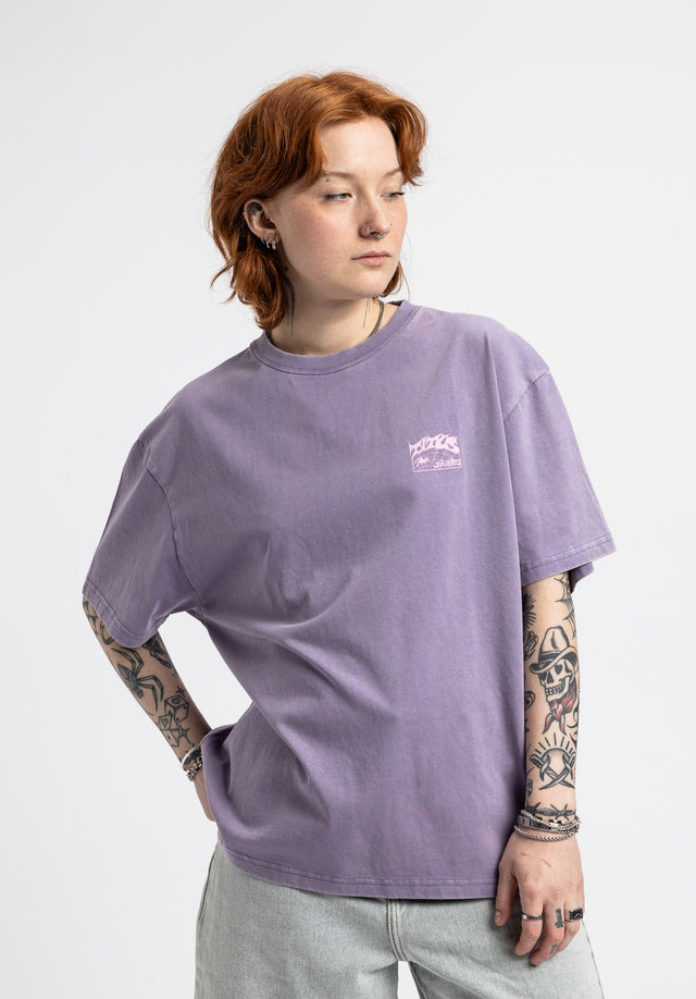 titus-heritage-clean-wmn-t-shirt-damen-darklilacfaded image 2