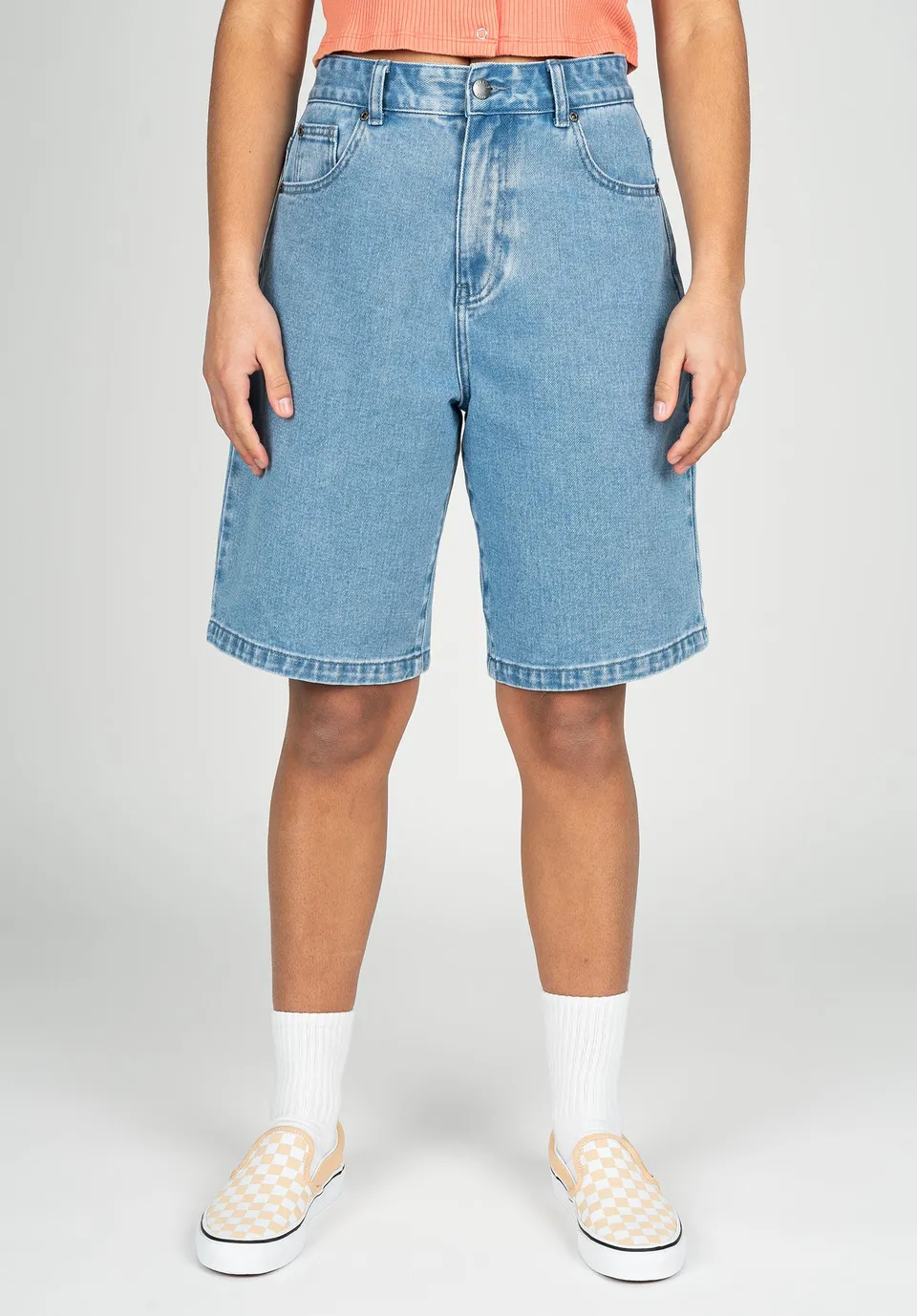 titus-duana-jeans-short-denim-shorts-mit-zip-fly image 1