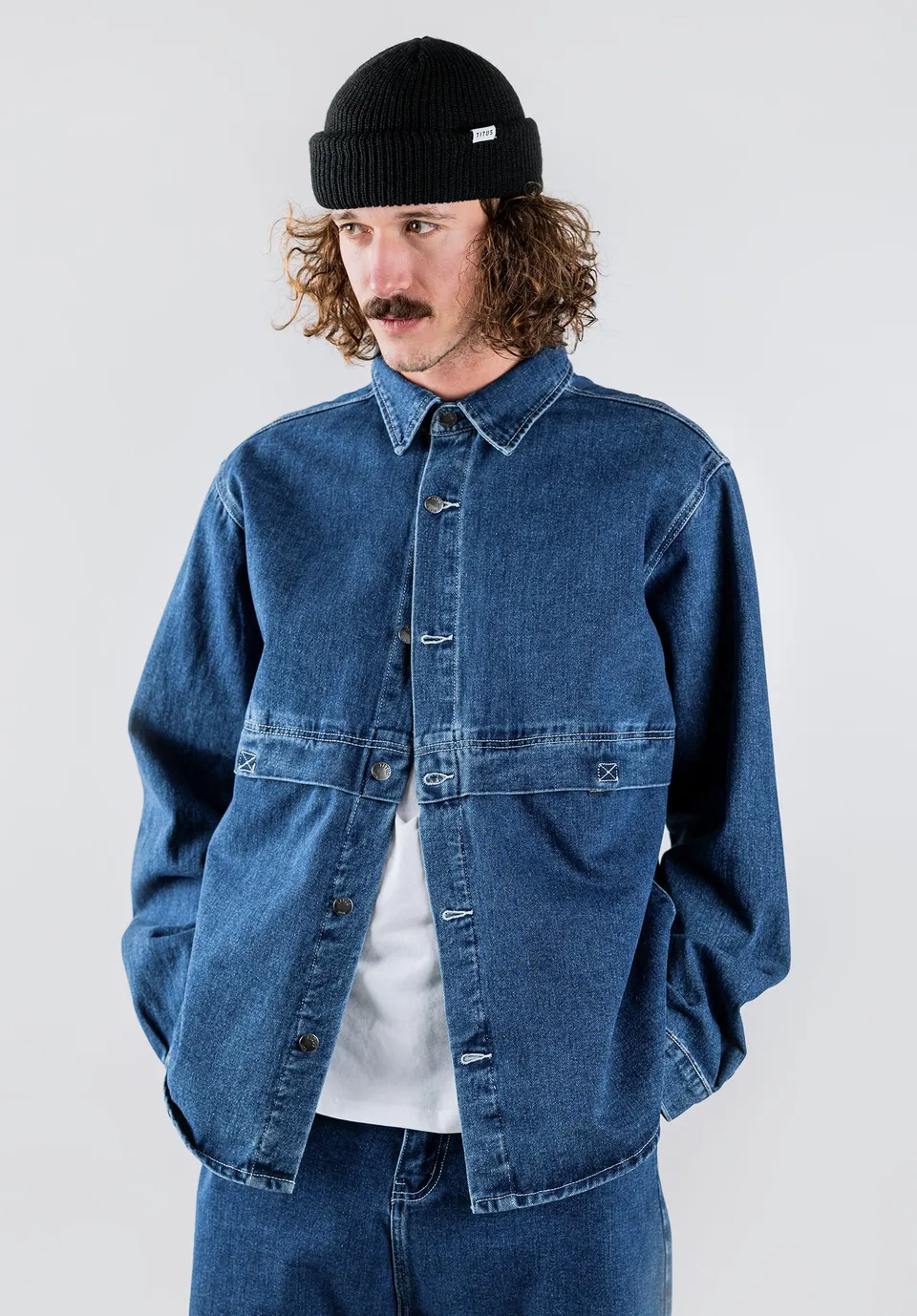 titus-galip-jeansjacke-aus-baumwolle-mit-front-pockets image 1