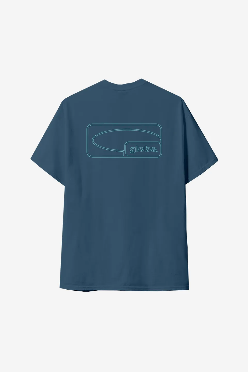 globe-block-tee-t-shirt-steel-blue image 1