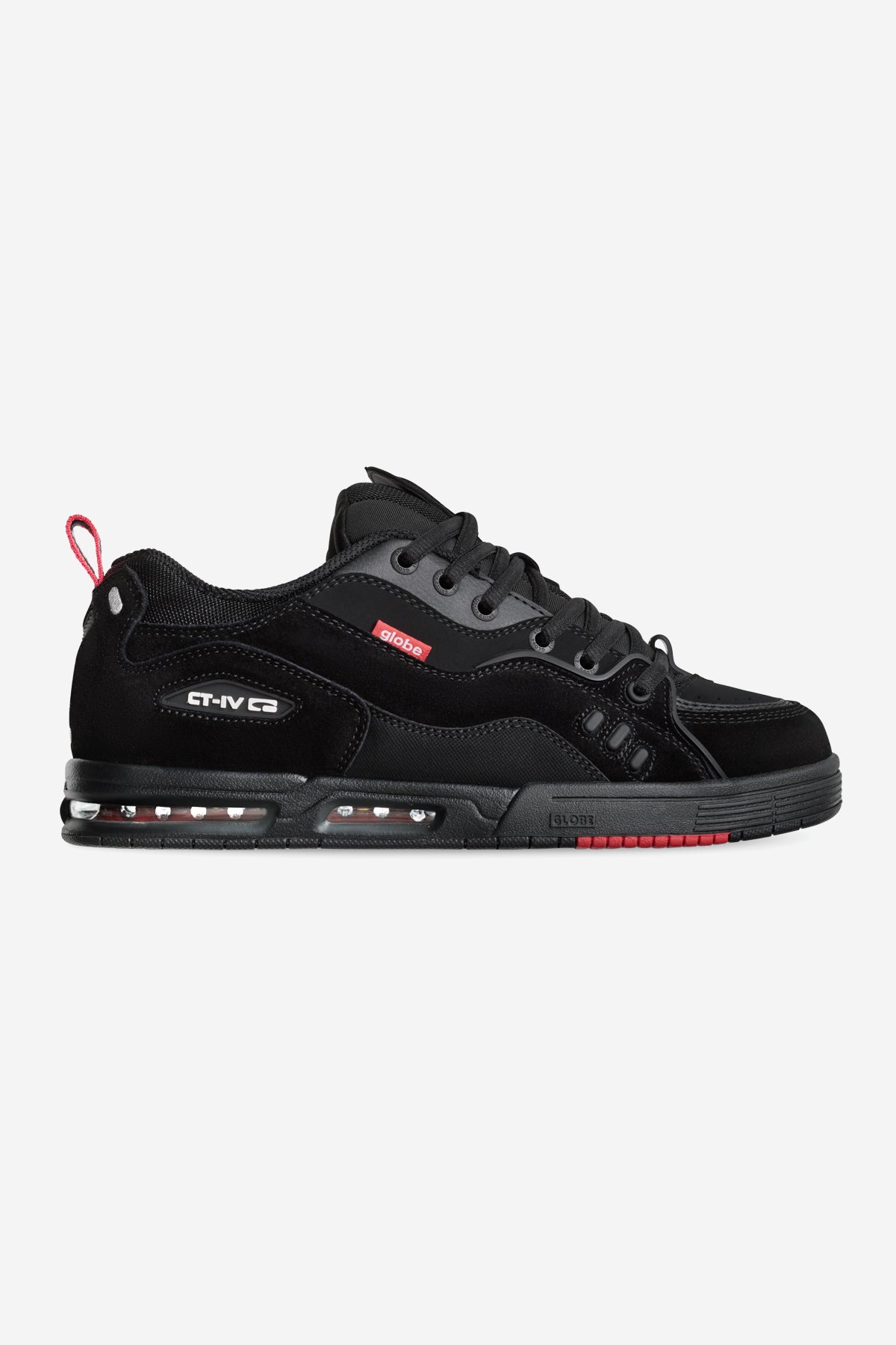 globe-ct-4-low-skate-schuh-black-suede image 1