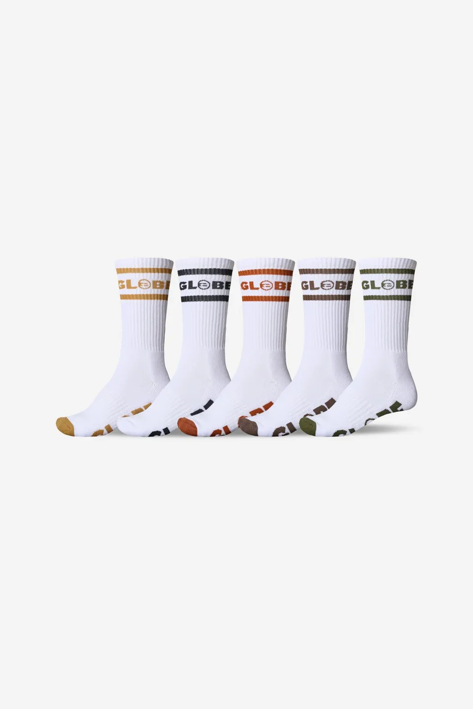 globe-tilt-hi-crew-socken-5er-pack-white-assorted image 1