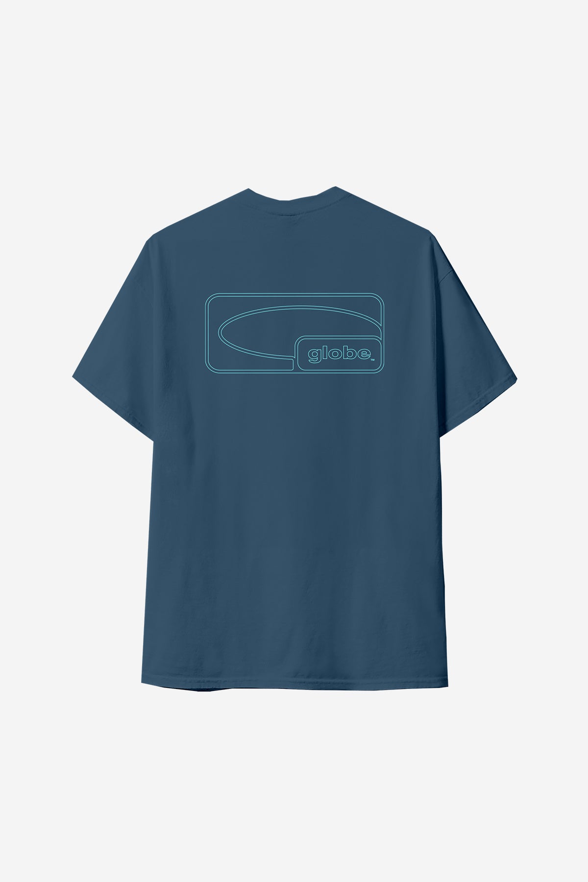globe-block-tee-t-shirt-steel-blue image 1