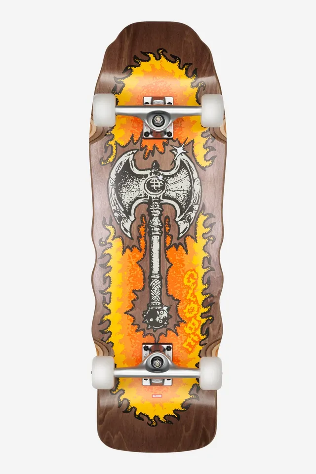 globe-restless-10-0-complete-skateboard-axe-man image 1