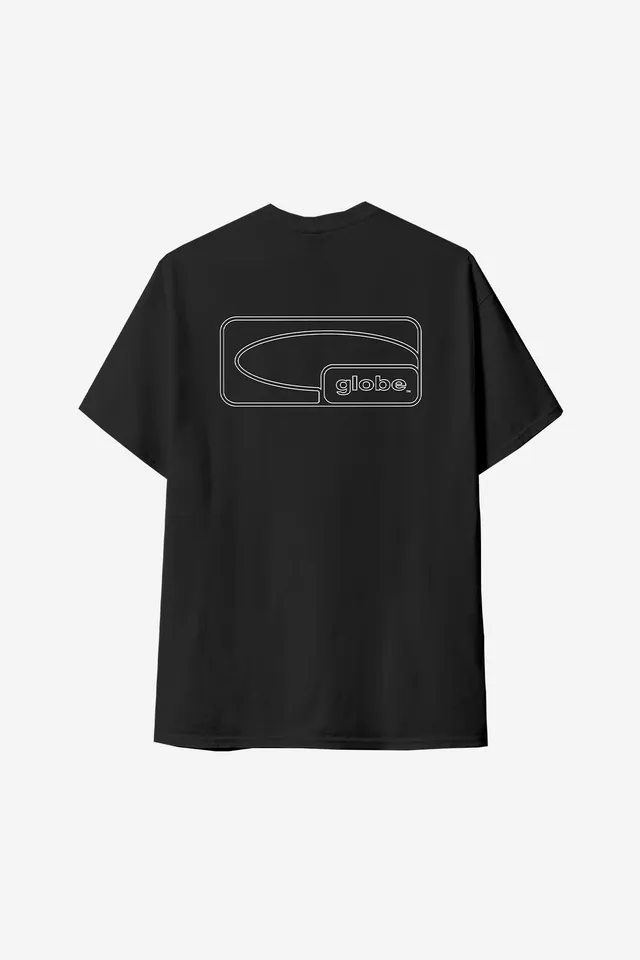 globe-block-tee-t-shirt-black image 1