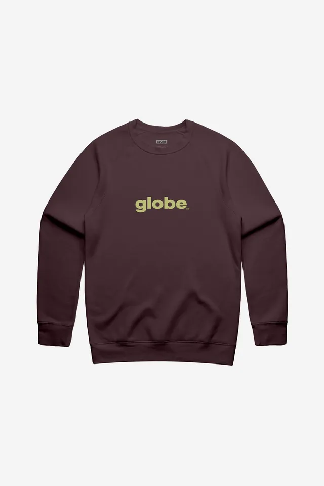 globe-o-g-crew-sweatshirt-prune image 1