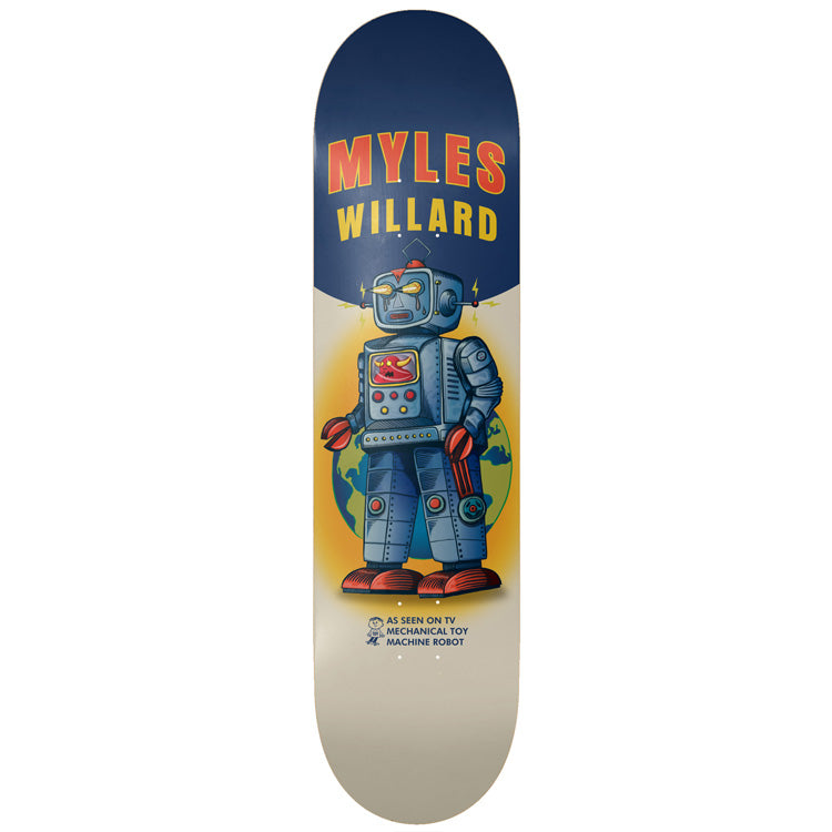 toy-machine-myles-willard-robot-8-13-skateboard-deck image 1