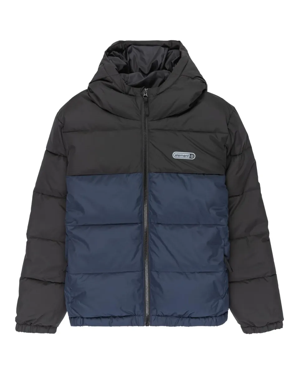 element-classic-hooded-puffer-steppjacke-mit-kapuze-f-r-jungen-8-16-elbjk00139 image 1