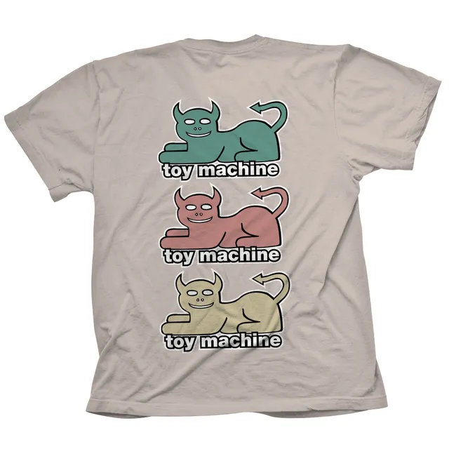 toy-machine-triple-cat-t-shirt image 1
