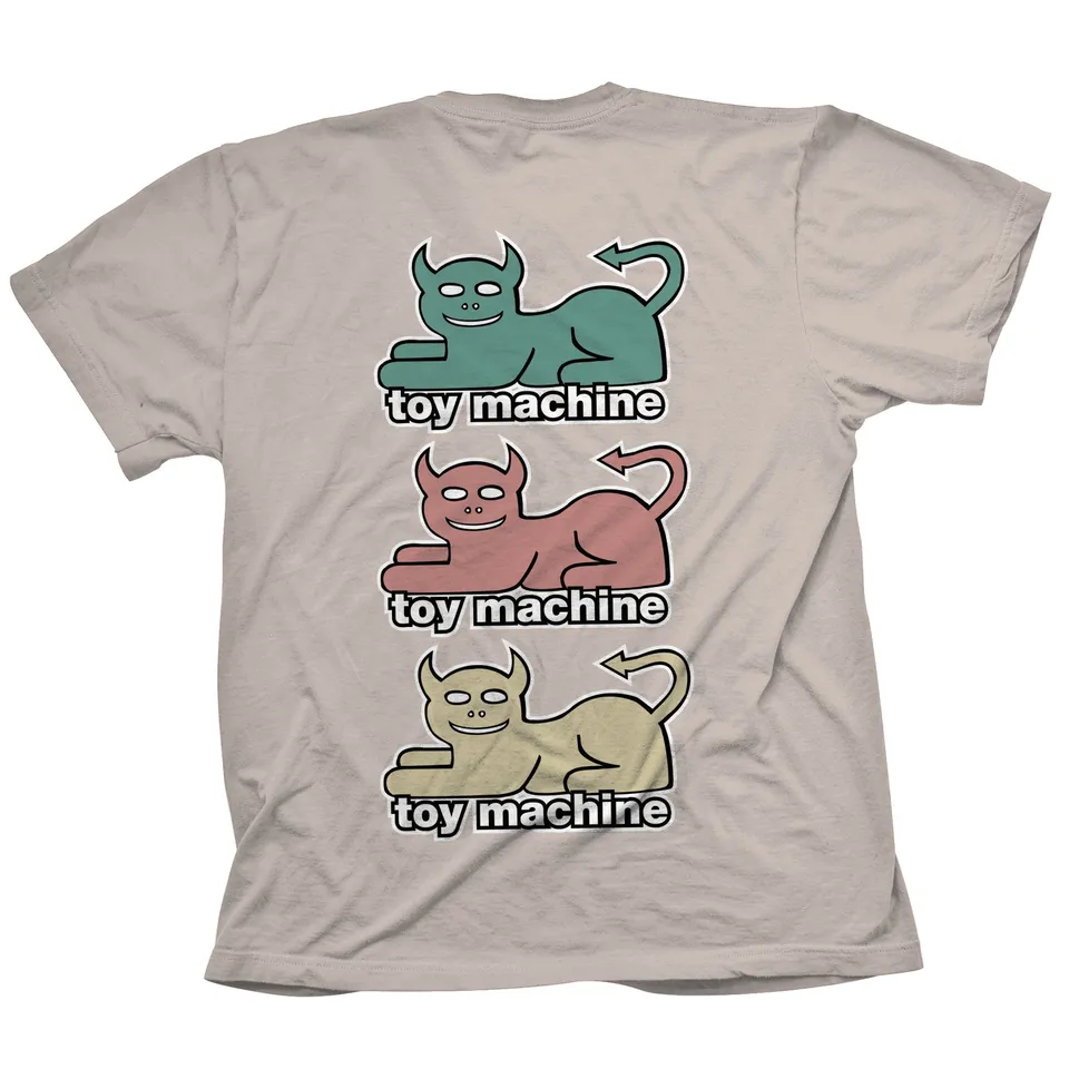 toy-machine-triple-cat-t-shirt image 1