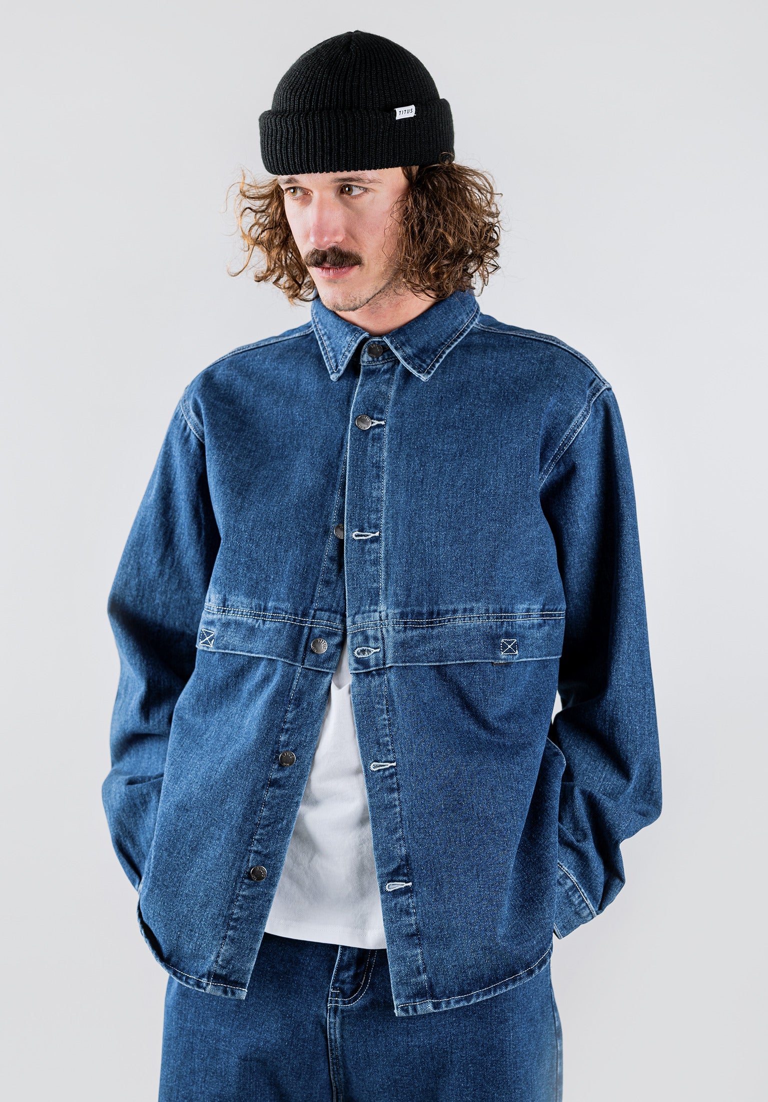 titus-galip-jeansjacke-aus-baumwolle-mit-front-pockets image 1