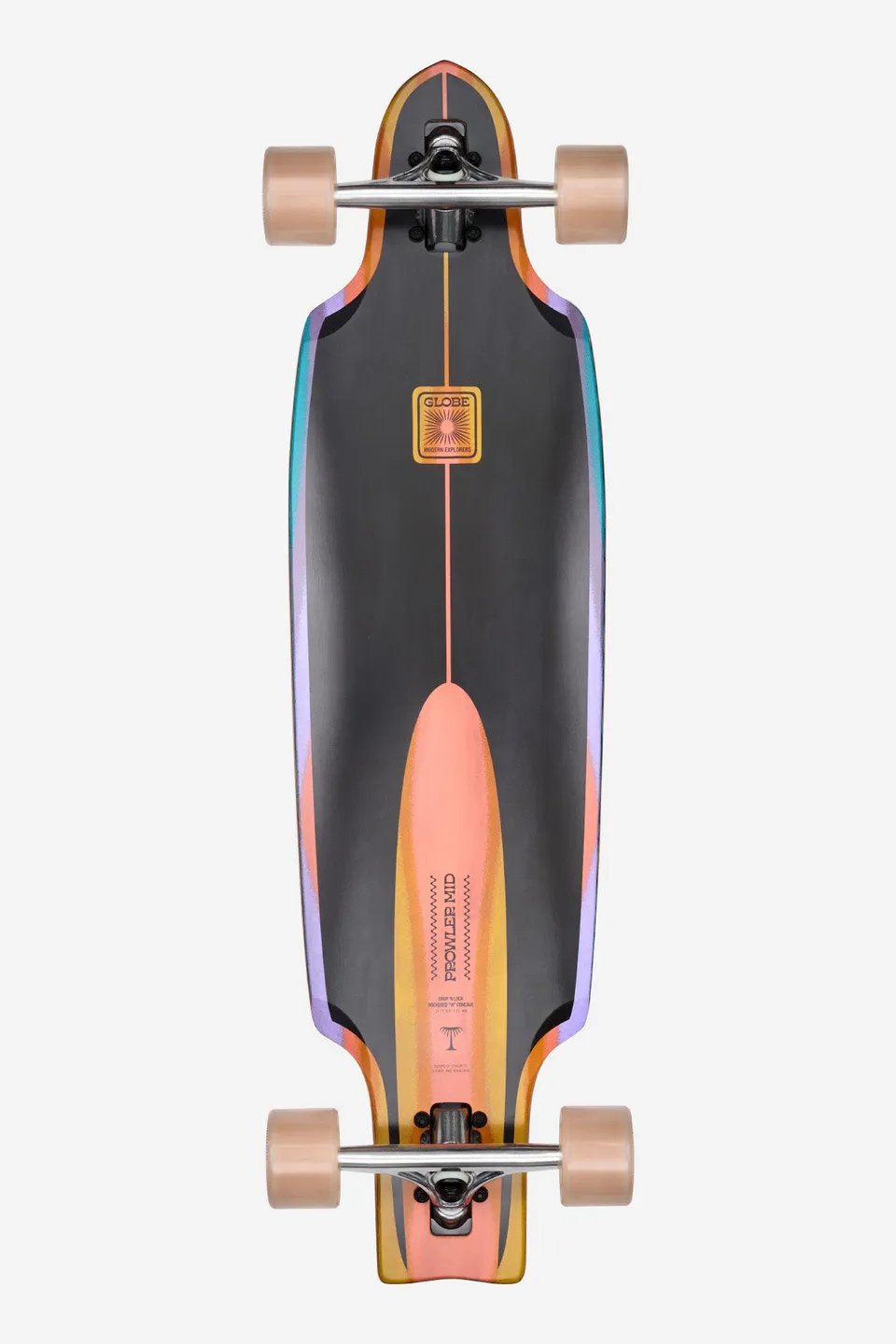 globe-prowler-mid-34-longboard-sunstone-drop-through-komplettboard image 1