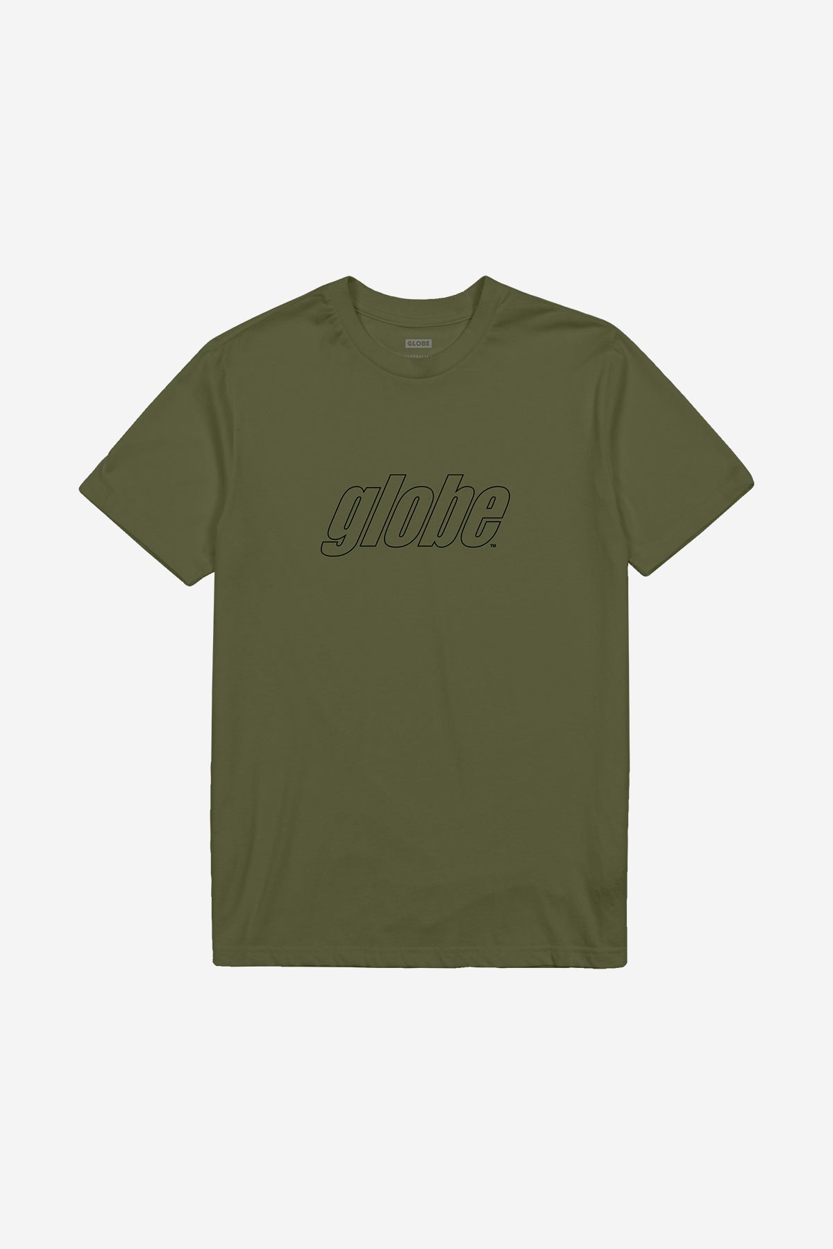 globe-impact-tee-olive-t-shirt-aus-bio-baumwolle image 1
