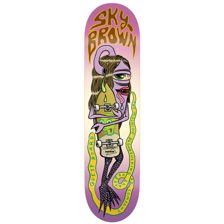 toy-machine-sky-brown-guest-skateboard-deck-8-25 image 1