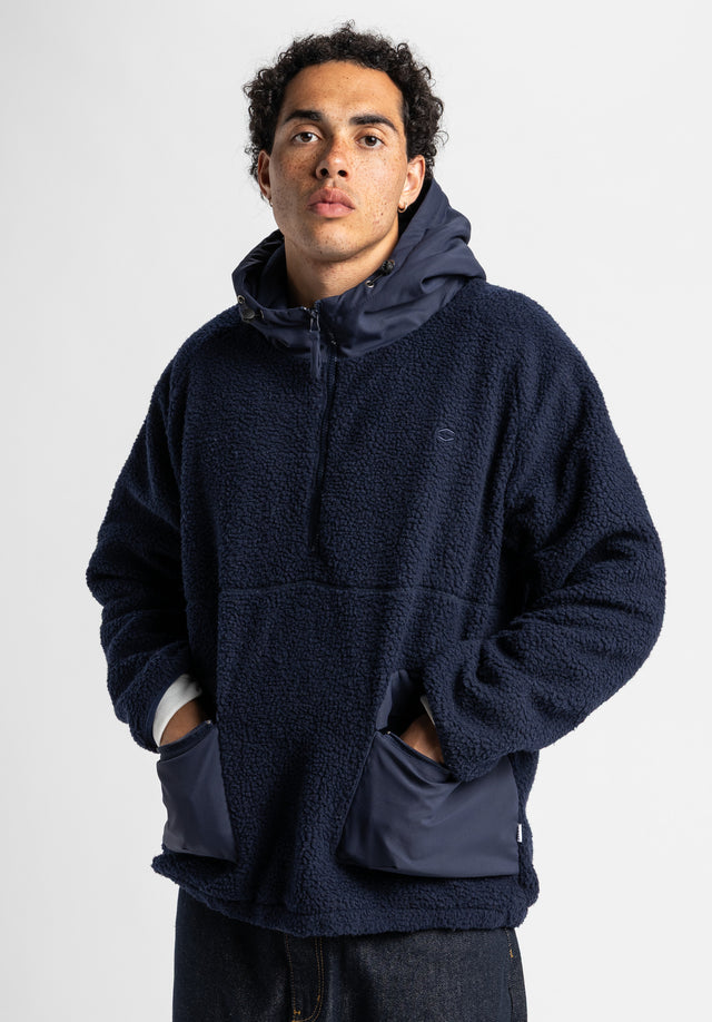 titus-benjamin-sherpa-half-zip-hoodie image 3