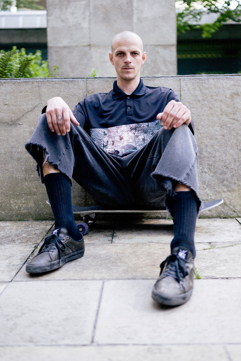 globe-surplus-low-skate-schuh-black-distress-bauer image 7