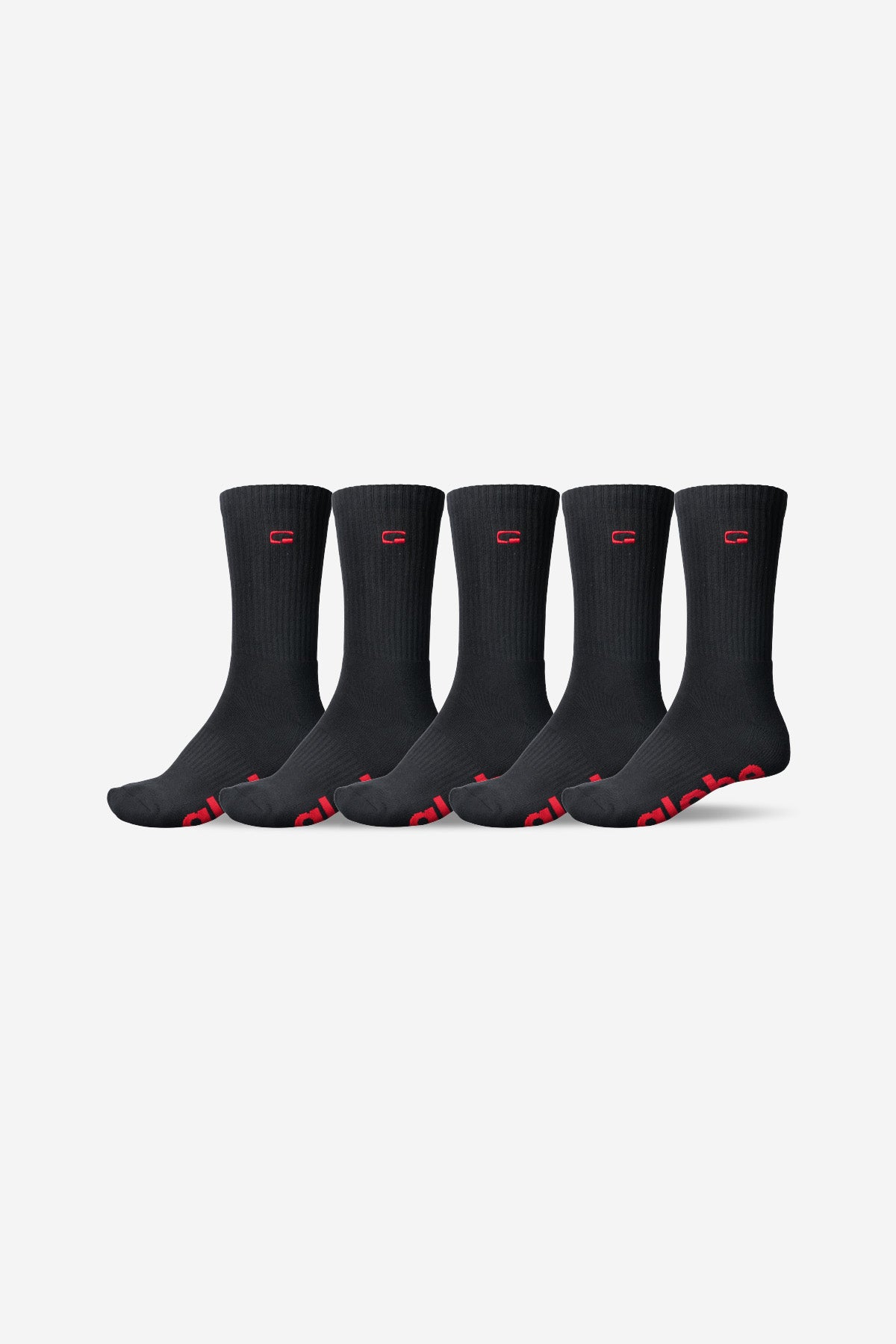 globe-og-logo-hi-crew-socken-5er-pack-black image 1