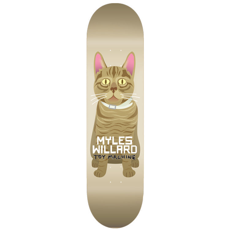 toy-machine-myles-willard-cat-skateboard-deck-8-13 image 1