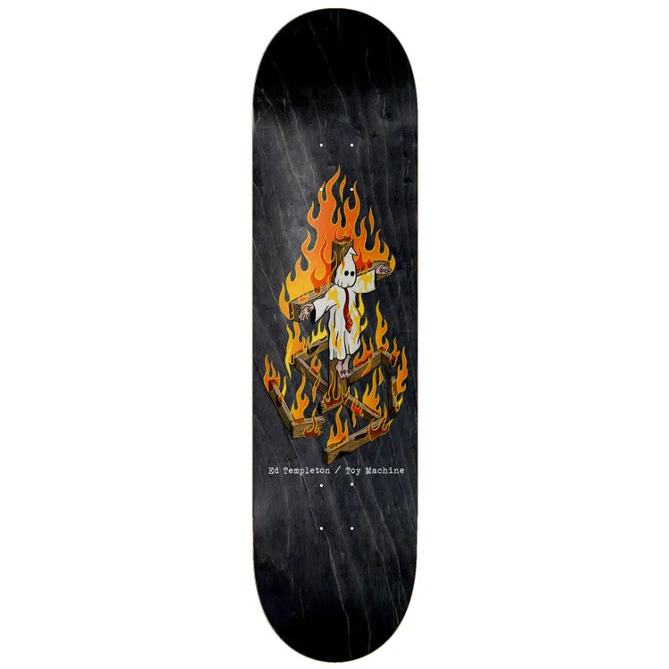 toy-machine-ed-templeton-charred-cross-skateboard-deck-8-50 image 1