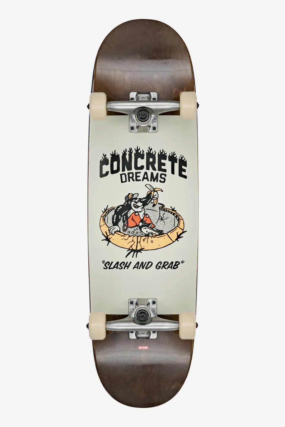 globe-kids-softie-83-mid-8-25-komplett-skateboard-dark-maple image 1