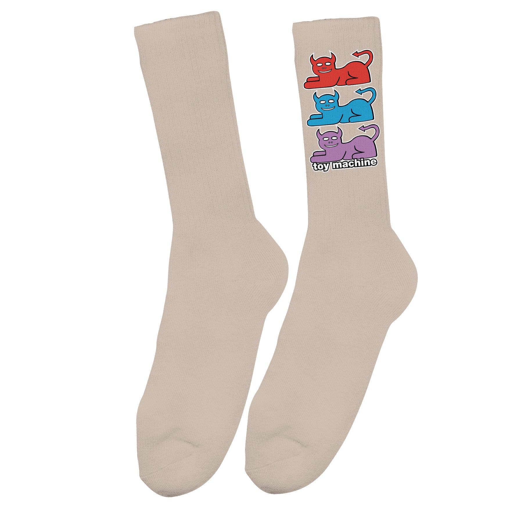 toy-machine-triple-cat-sock-socken-devil-cat image 2