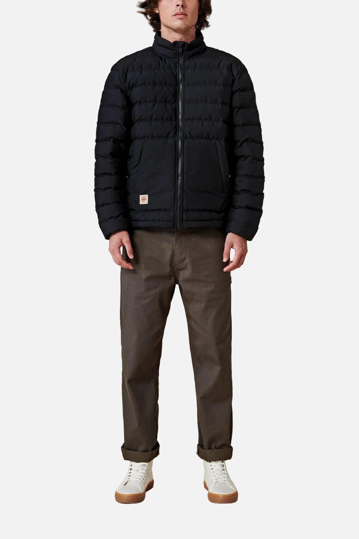 globe-prime-down-jacket-black-pufferjacke-aus-recycling-polyester image 3