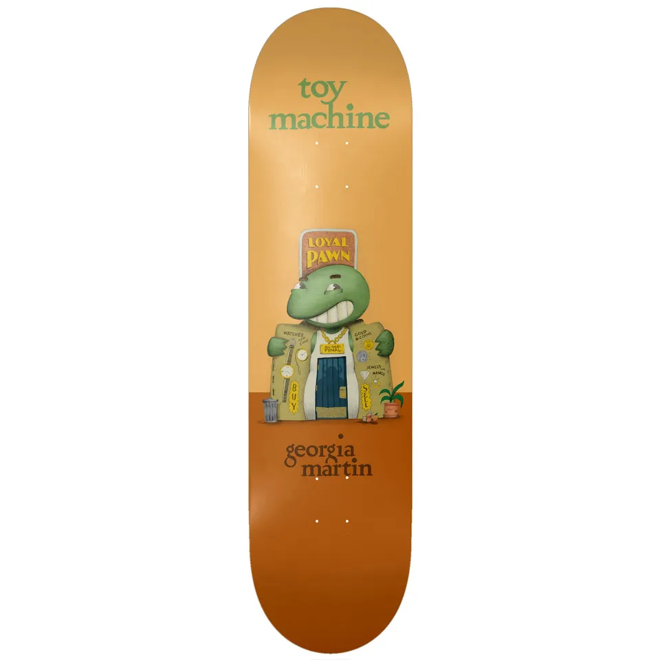 toy-machine-georgia-martin-roadside-8-25-skateboard-deck image 1