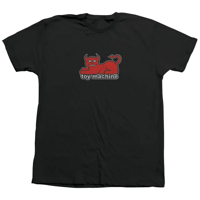 toy-machine-devil-cat-t-shirt-skate-t-shirt image 1