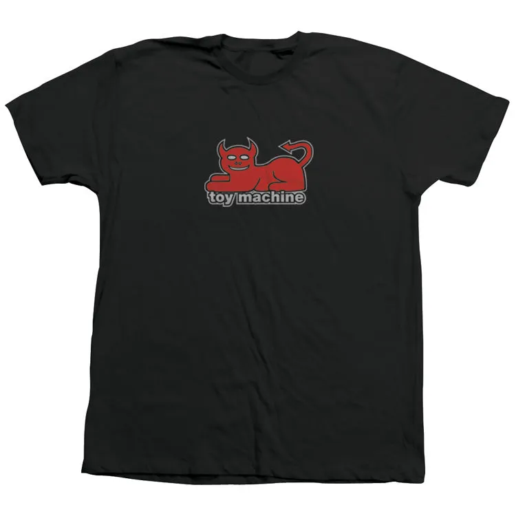 toy-machine-devil-cat-t-shirt-skate-t-shirt image 1