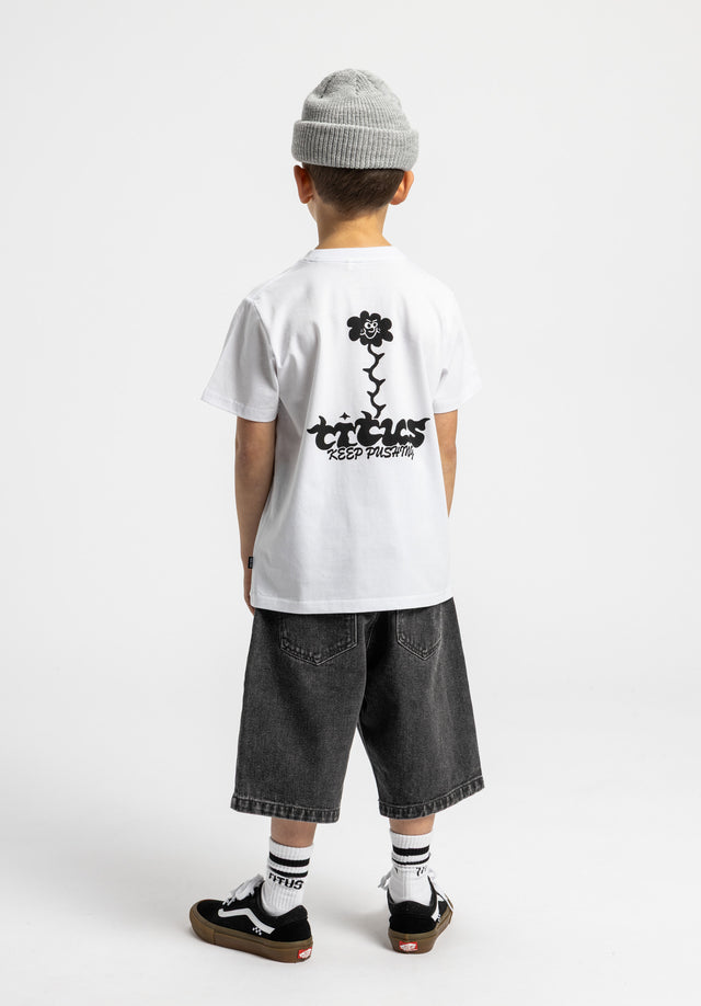 titus-angry-flower-kids-t-shirt-white image 5