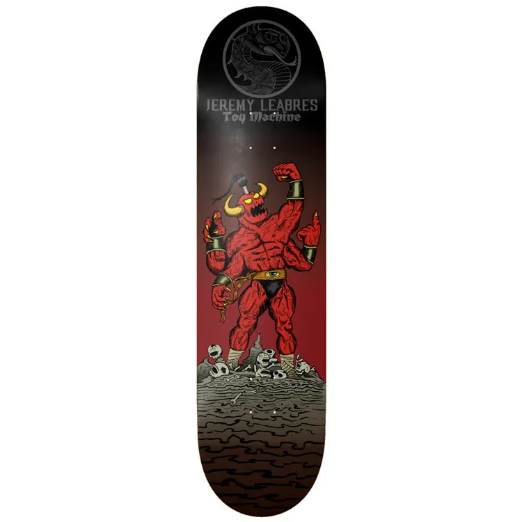 toy-machine-jeremy-leabres-death-fight-8-25-skateboard-deck image 1