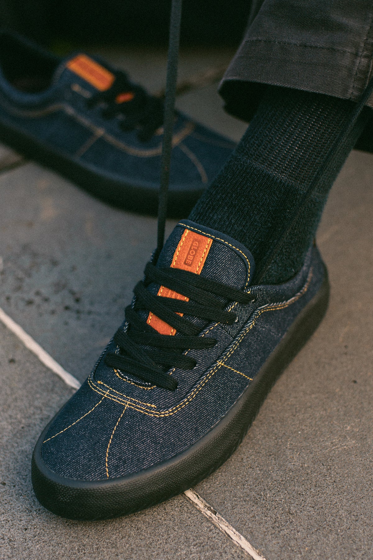 globe-melbek-skate-schuhe-low-denim image 2