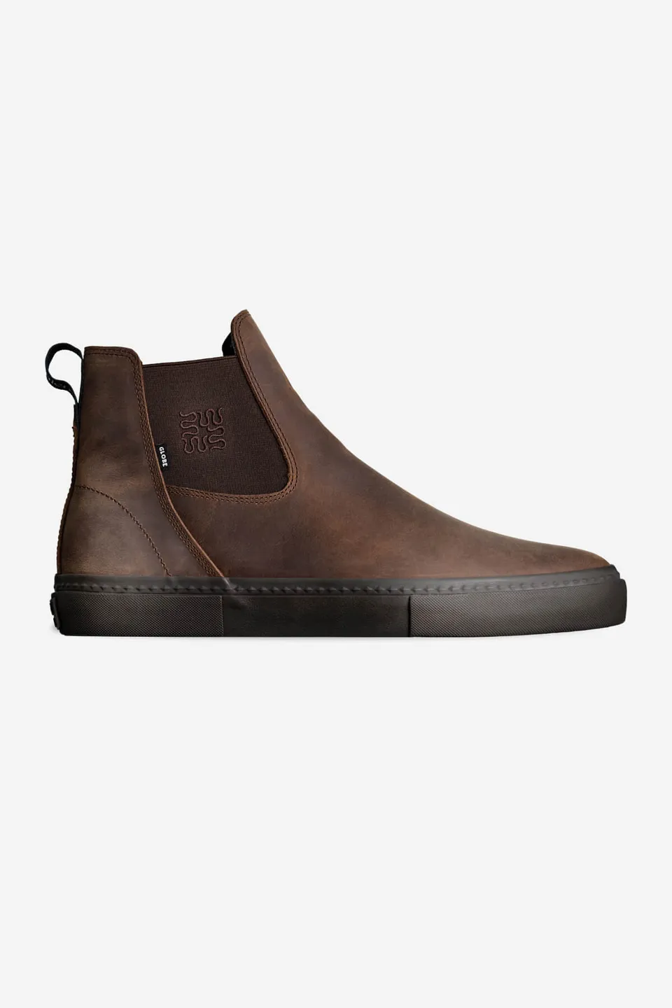 globe-dover-ii-dark-brown-wasted-talent-slip-on-skateschuhe-aus-leder image 1