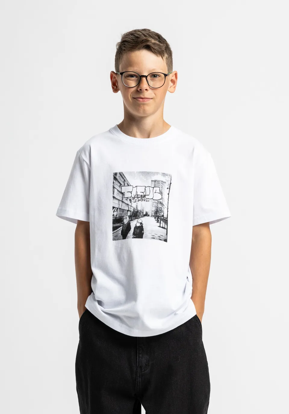 titus-hood-walk-kids-t-shirt image 1