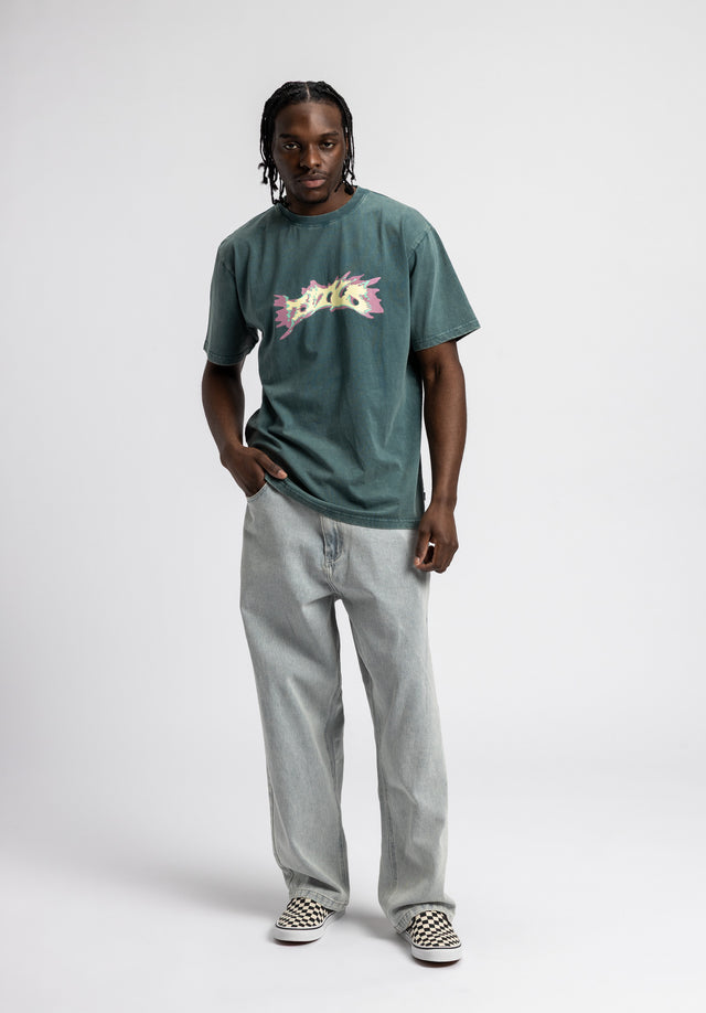 titus-flash-herren-t-shirt-nightpetrolfaded image 3