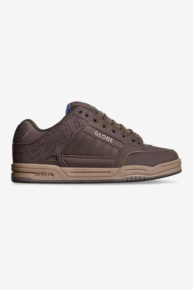 globe-tilt-skateschuhe-brown-blue-tartan image 1