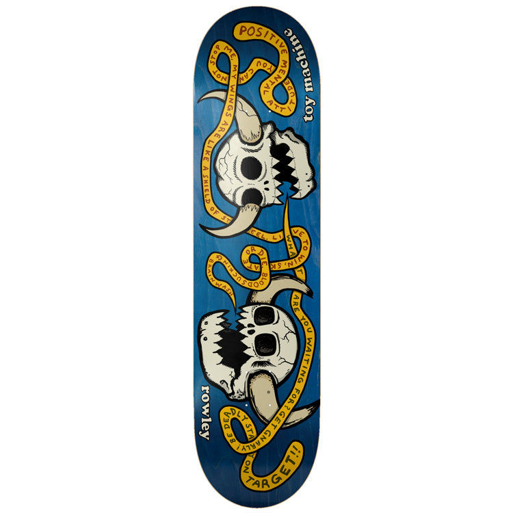 toy-machine-geoff-rowley-skulls-skateboard-deck-8-25 image 1