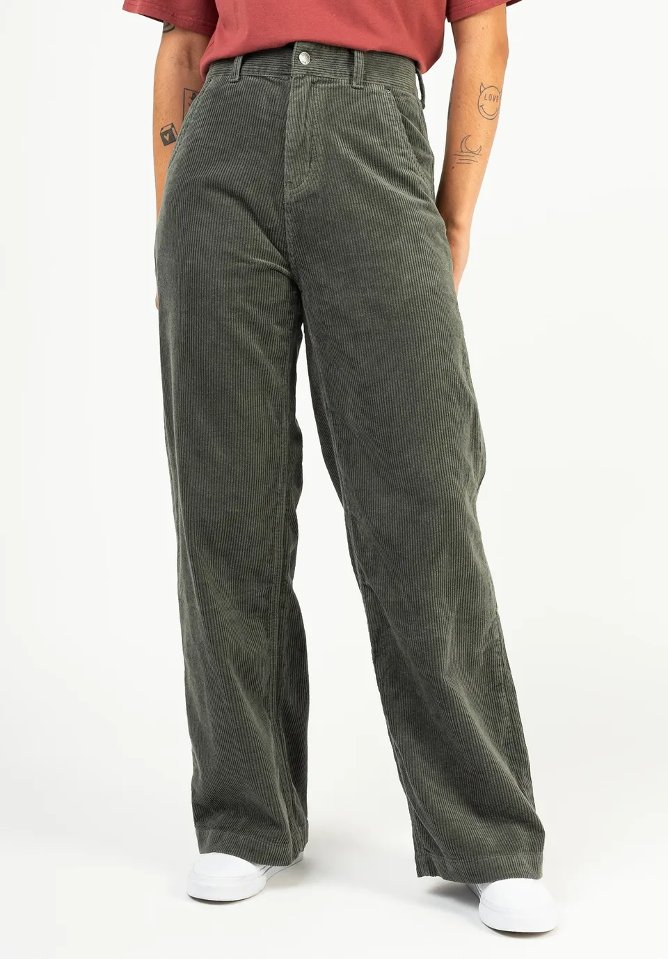 titus-kira-cord-hose-high-waist-loose-leg image 1